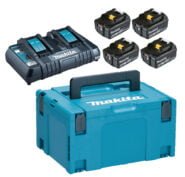 MAKITA POWERPACK 18V 4 x 6.0Ah DC18RD 2-PORT MAKPAC