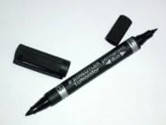 STAEDTLER TUSJ GAFFER TAPE DOBBEL SVART RUND