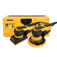 MID6535344CA MIRKA KIT IN CASE DEROS II 650 150MM ORBIT 5.0 + DEOS II 353 ORBIT 3.0